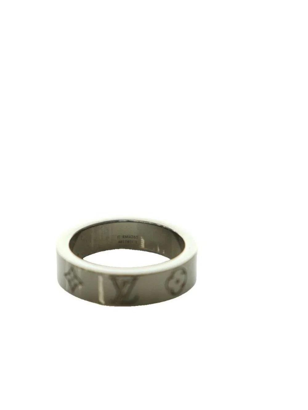Louis Vuitton Signature Collection Ring LV Mosaic Thin Monogra Solid L